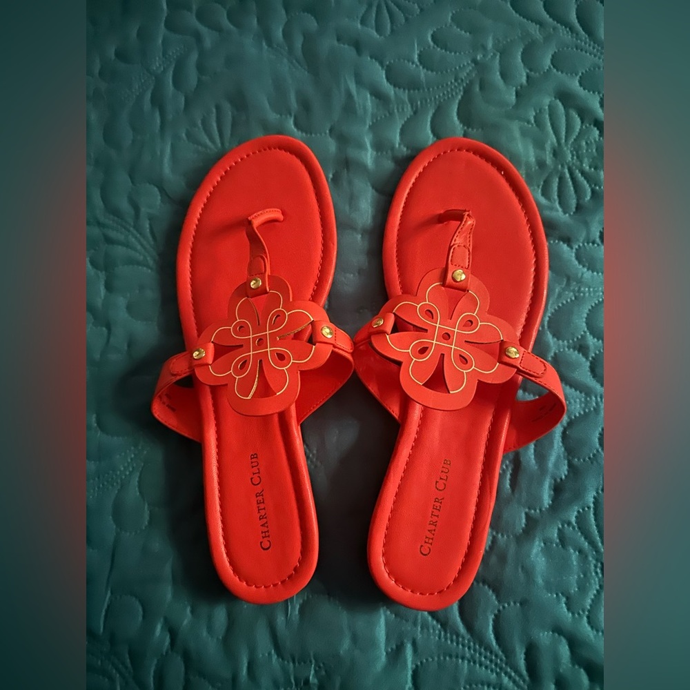 New Orange 🍊 Coral Summer Sandals
